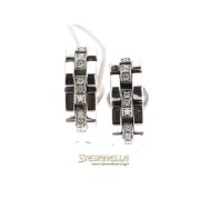 CHIMENTO orecchini Double in oro bianco con diamanti referenza 81128835 new